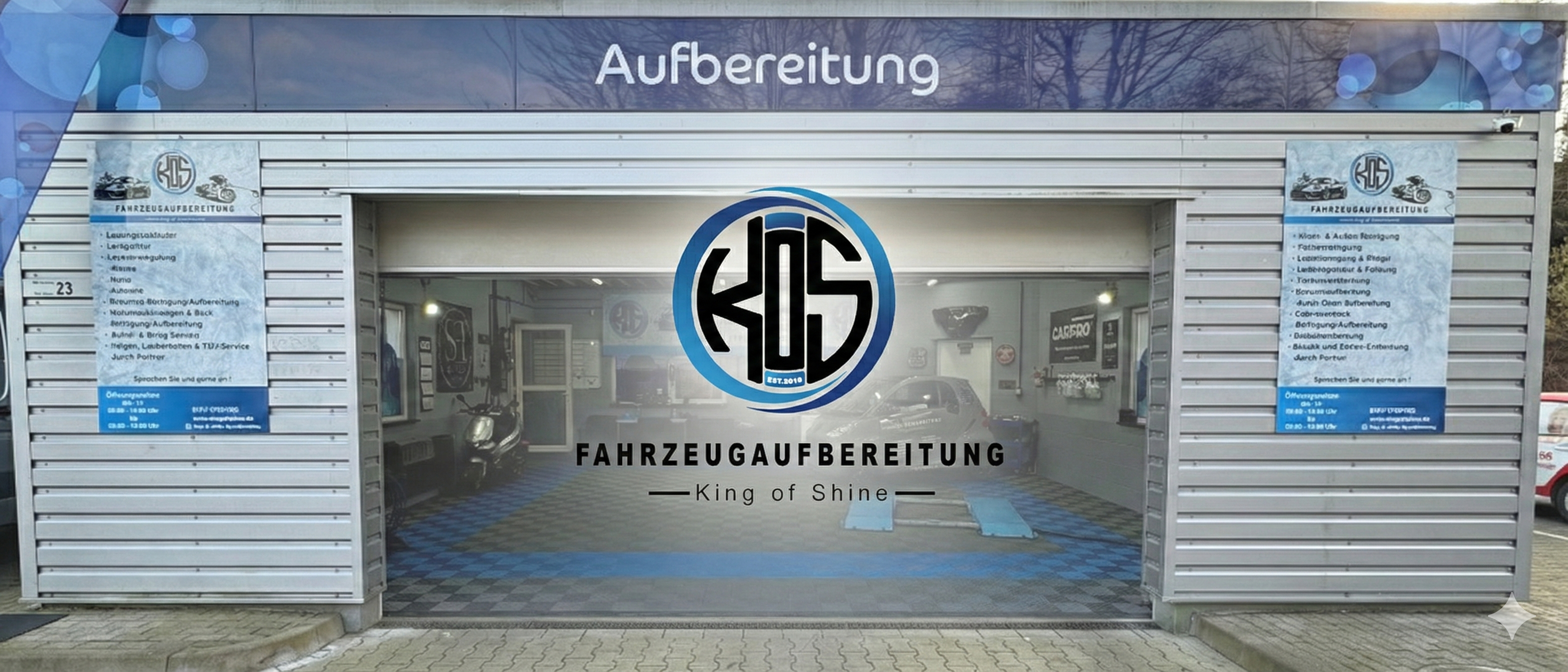 King of Shine Team und Werkstatt